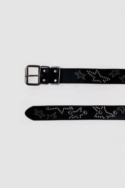 Black Studded Belt