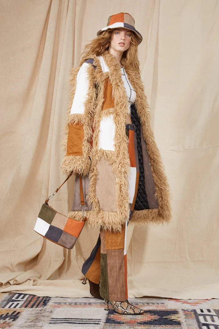 Jaded London Mixed Patchwork Cord Wide Leg Trousers - Image 4