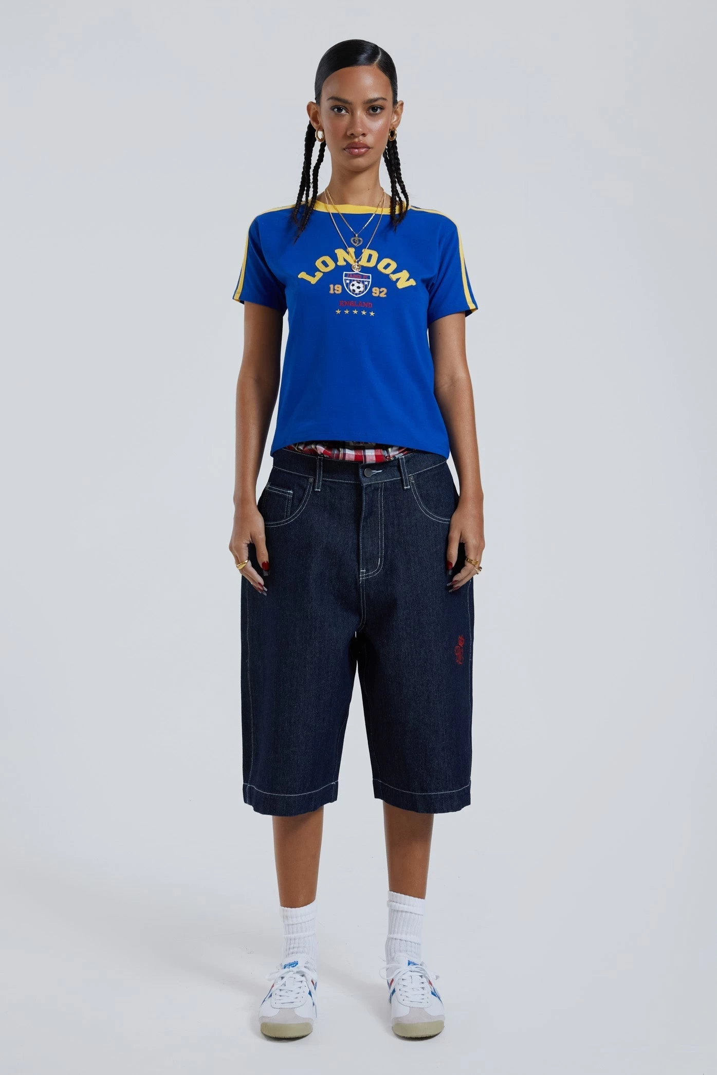 Jaded London Jumbo Denim Jorts - Image 4