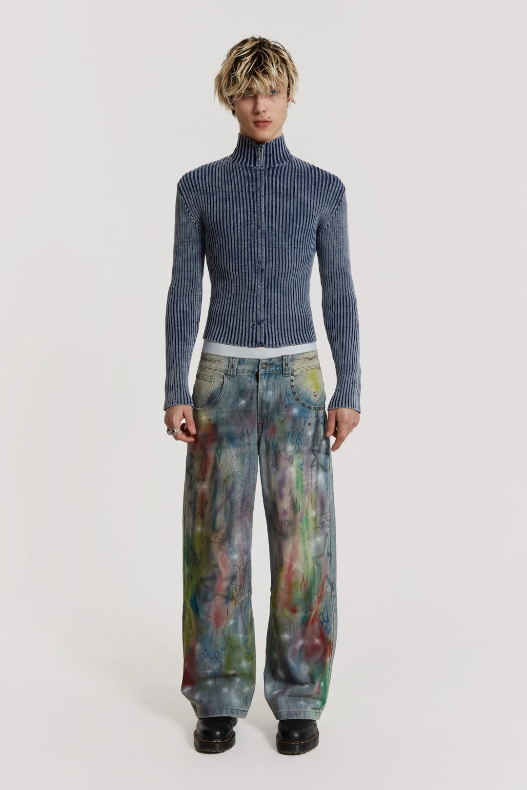 Drifting Through Space Baggy Jeans - Image 10