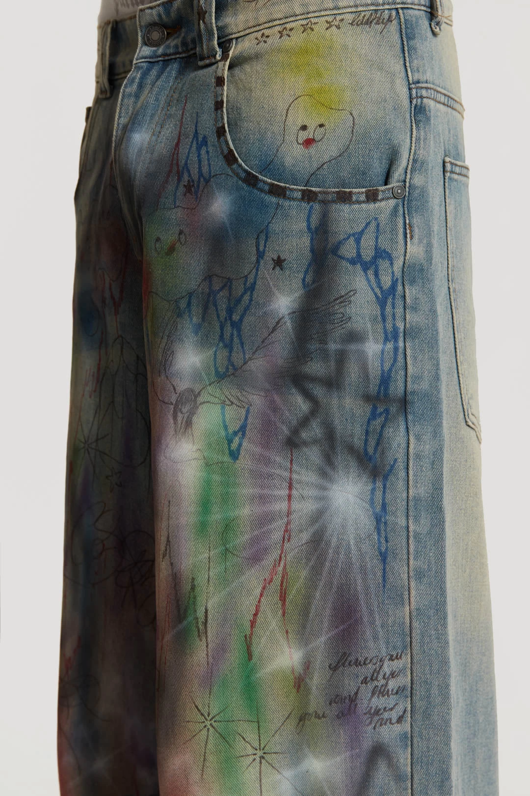 Drifting Through Space Baggy Jeans - Image 8
