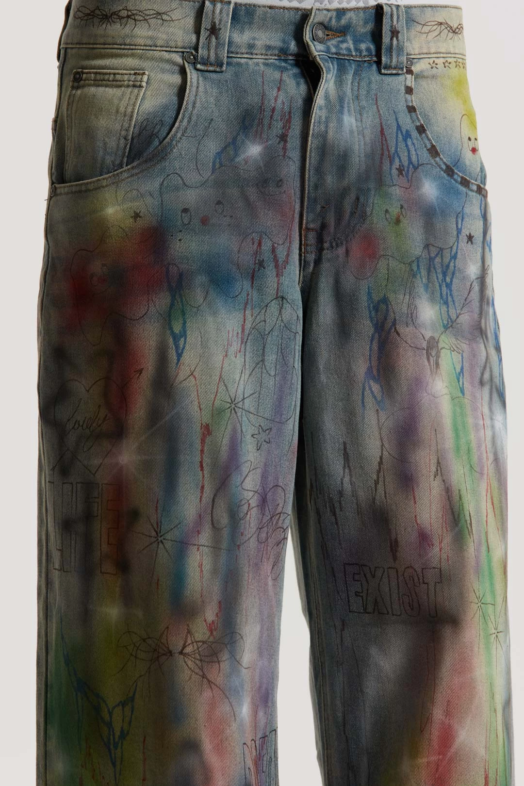 Drifting Through Space Baggy Jeans - Image 5