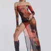 Jaded London Valencia Print Maxi Dress