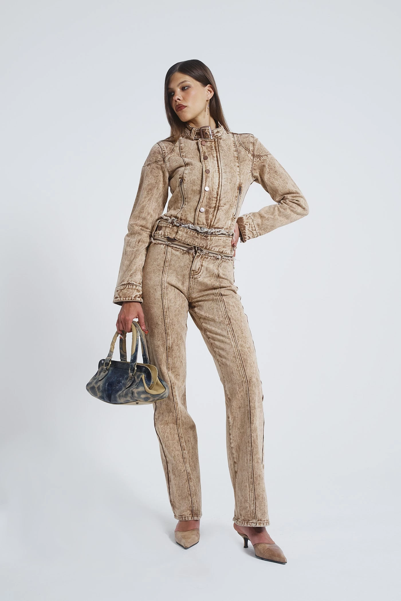 Jaded London Not My First Rodeo 6 In 1 Multi-wear Denim Jumpsuit - Image 9