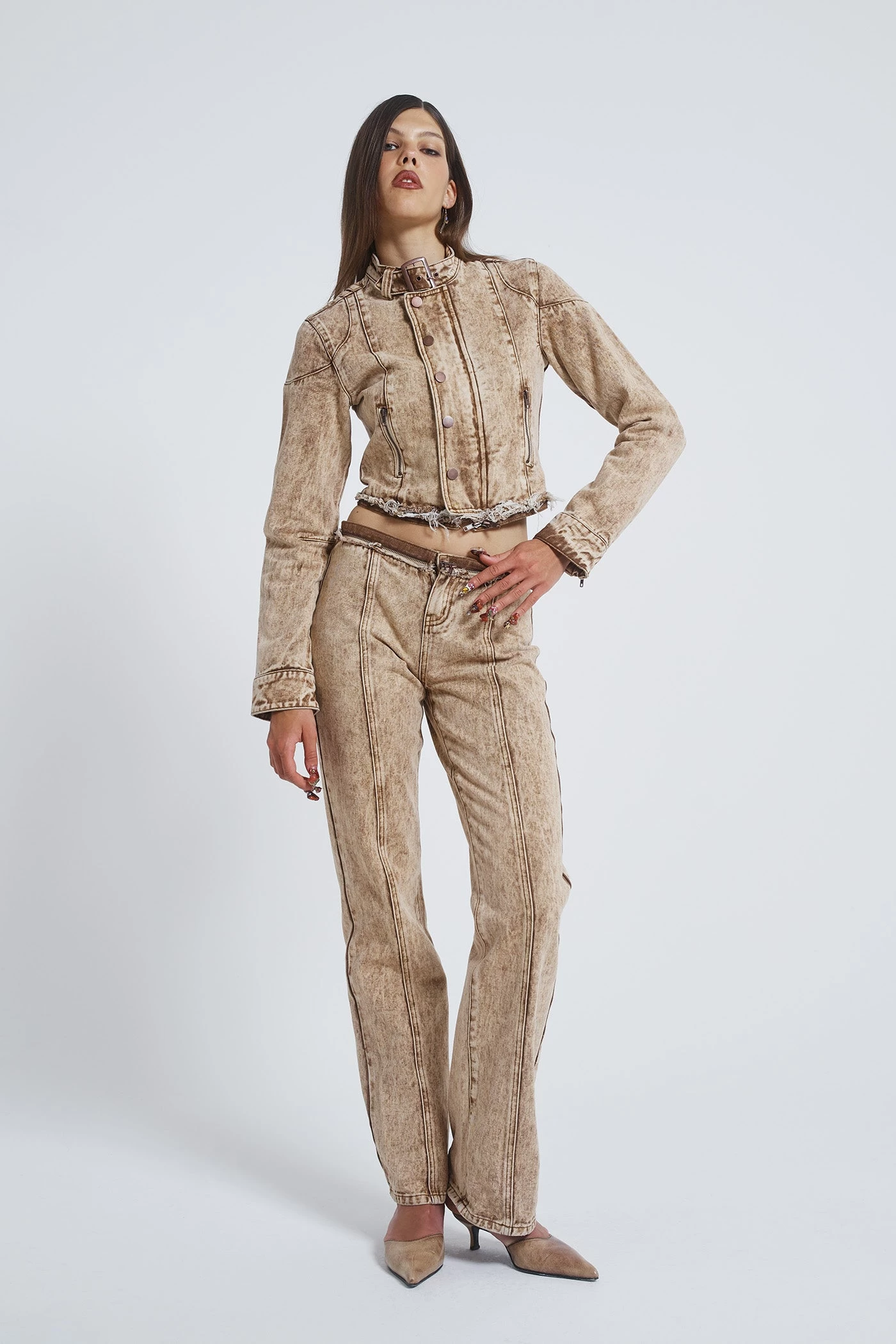 Jaded London Not My First Rodeo 6 In 1 Multi-wear Denim Jumpsuit - Image 7