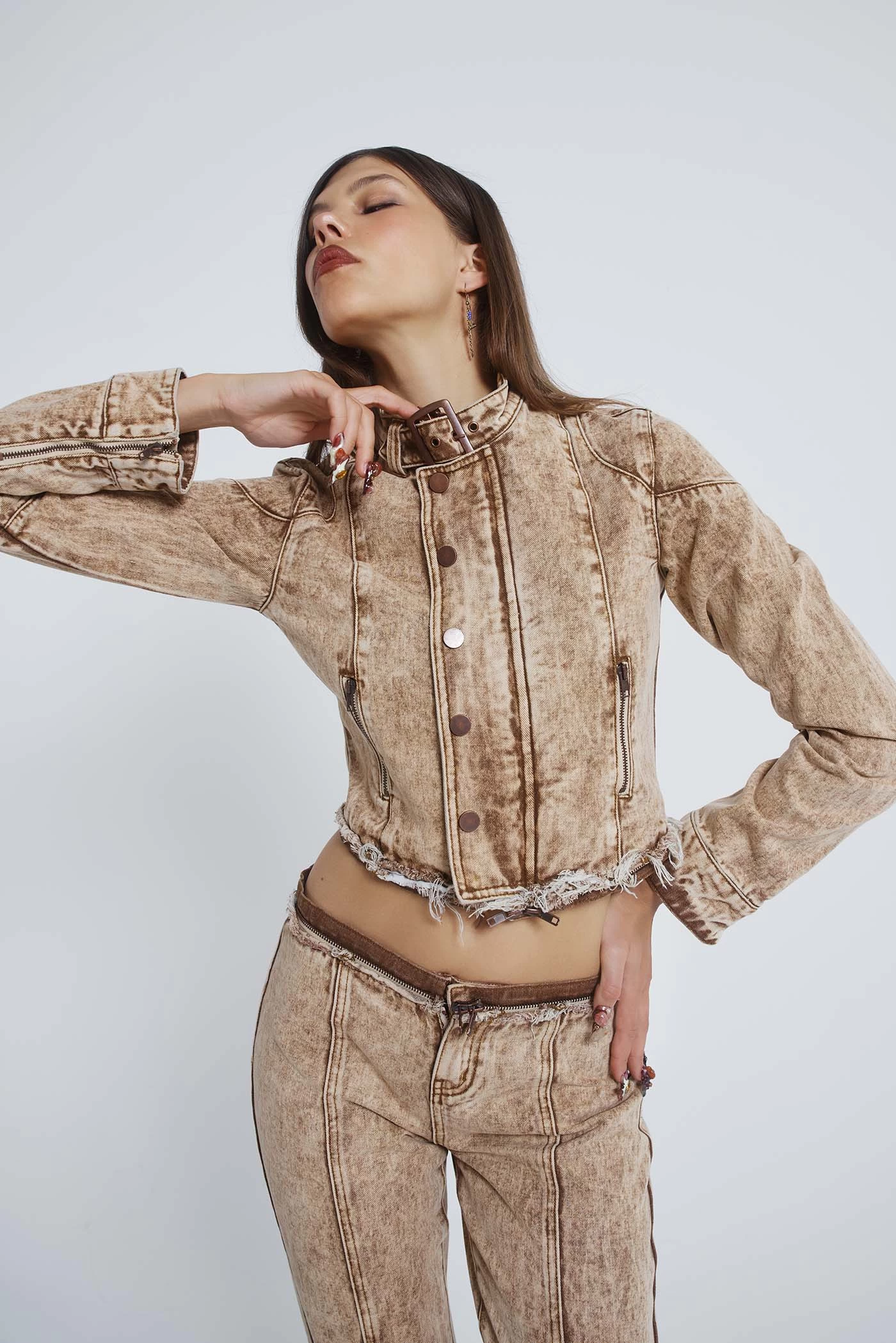 Jaded London Not My First Rodeo 6 In 1 Multi-wear Denim Jumpsuit - Image 4