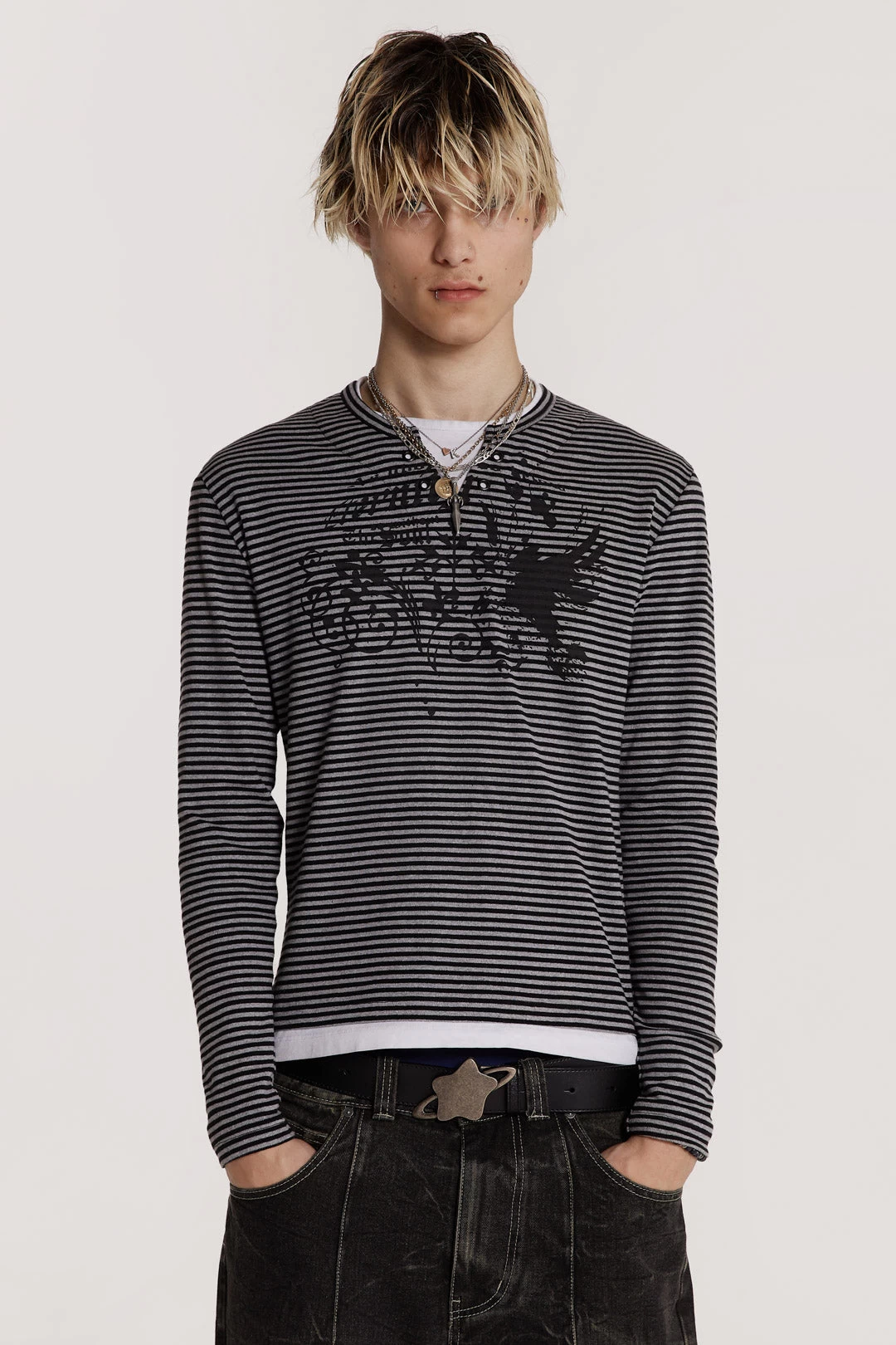 Lithium Stripe Layered Long Sleeve - Image 3