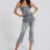 Jaded London Get Riding 5 In 1 Detachable Denim Jumpsuit