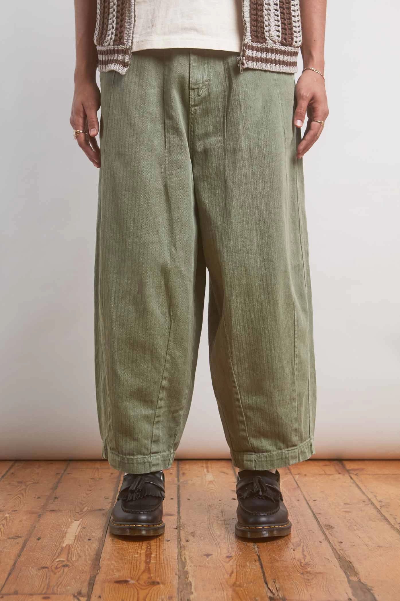 Khaki Balloon Pants - Image 2