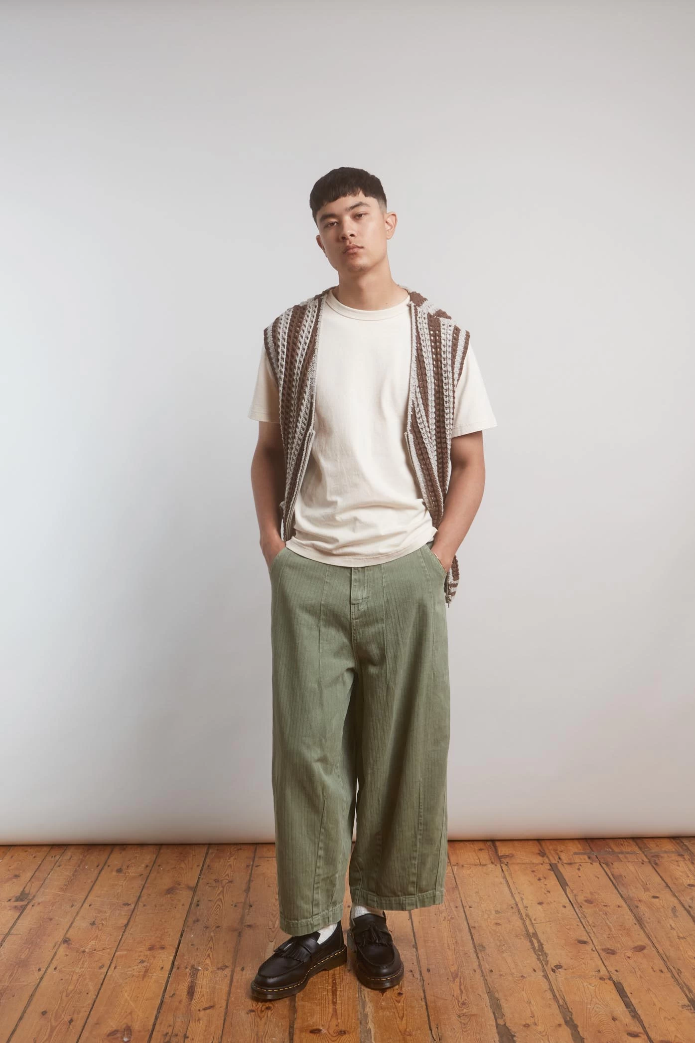 Khaki Balloon Pants - Image 3