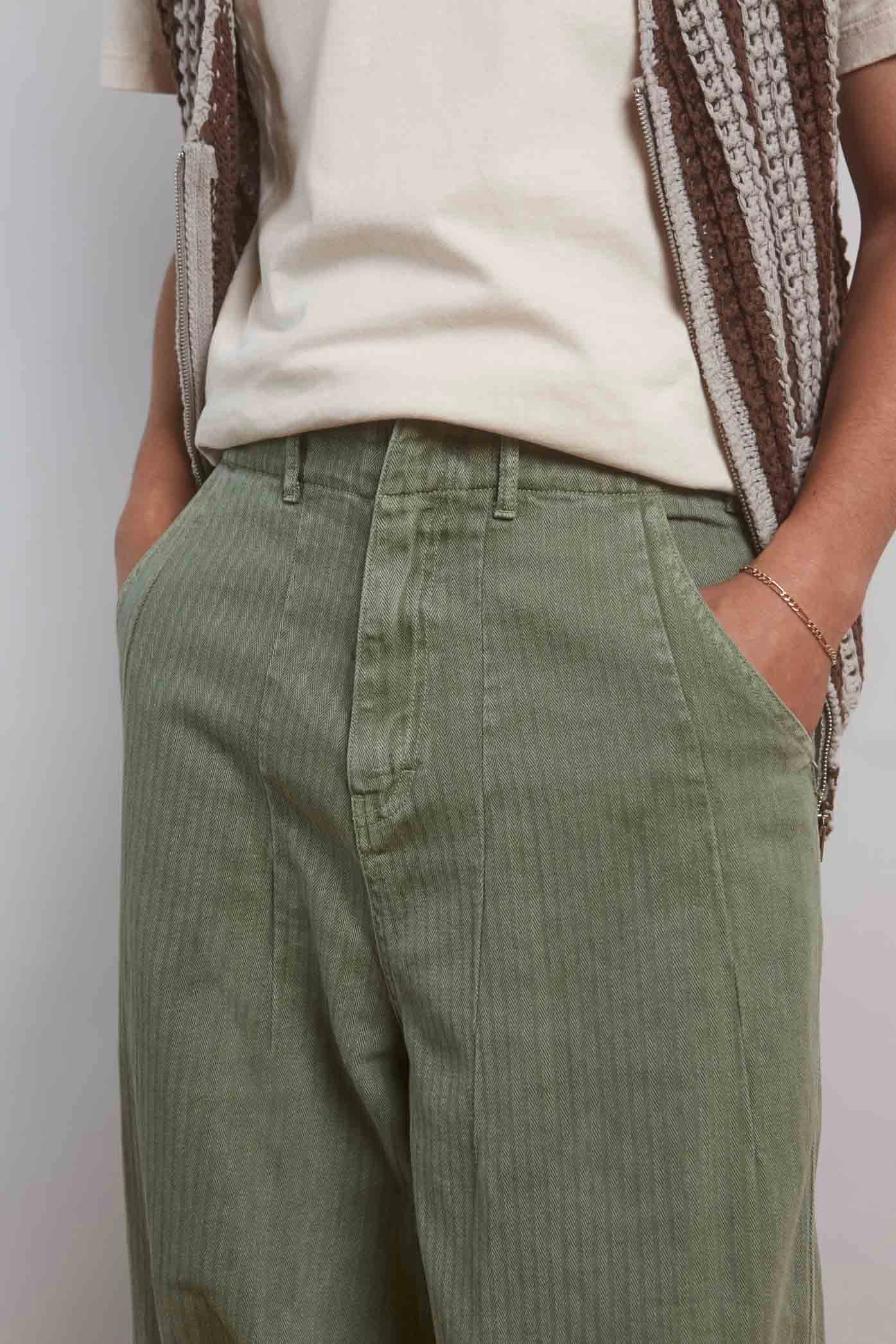 Khaki Balloon Pants - Image 6