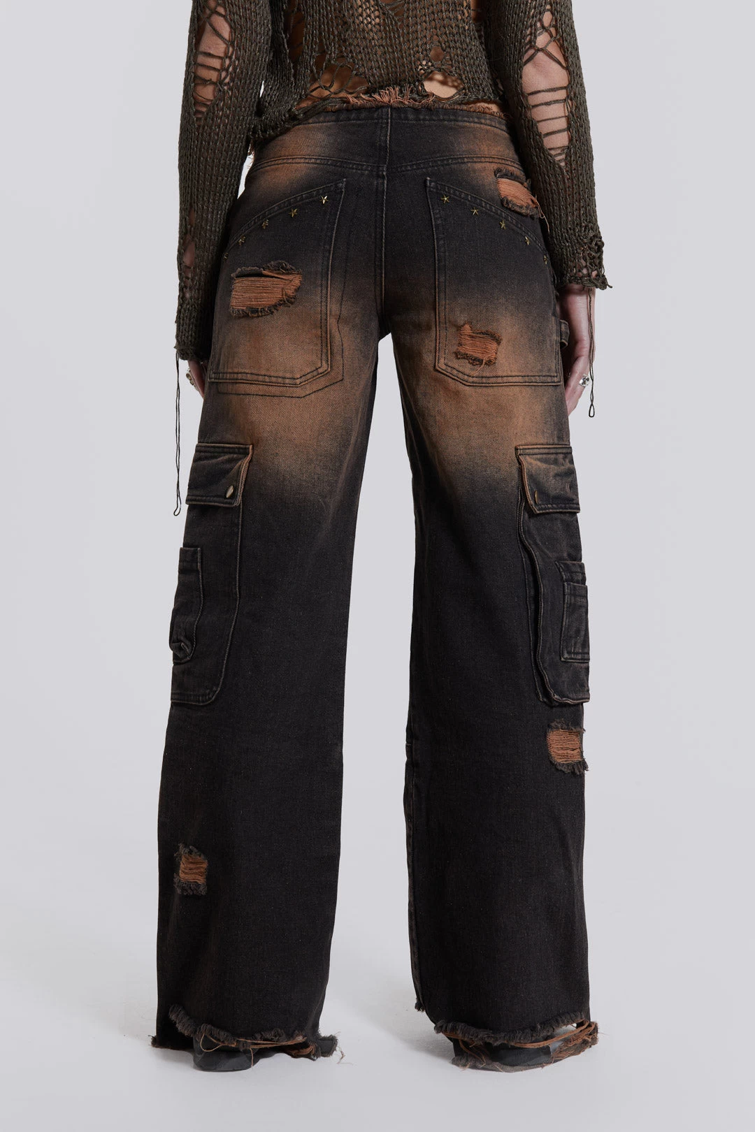 Jaded London Cadet Cargo Jeans - Image 3
