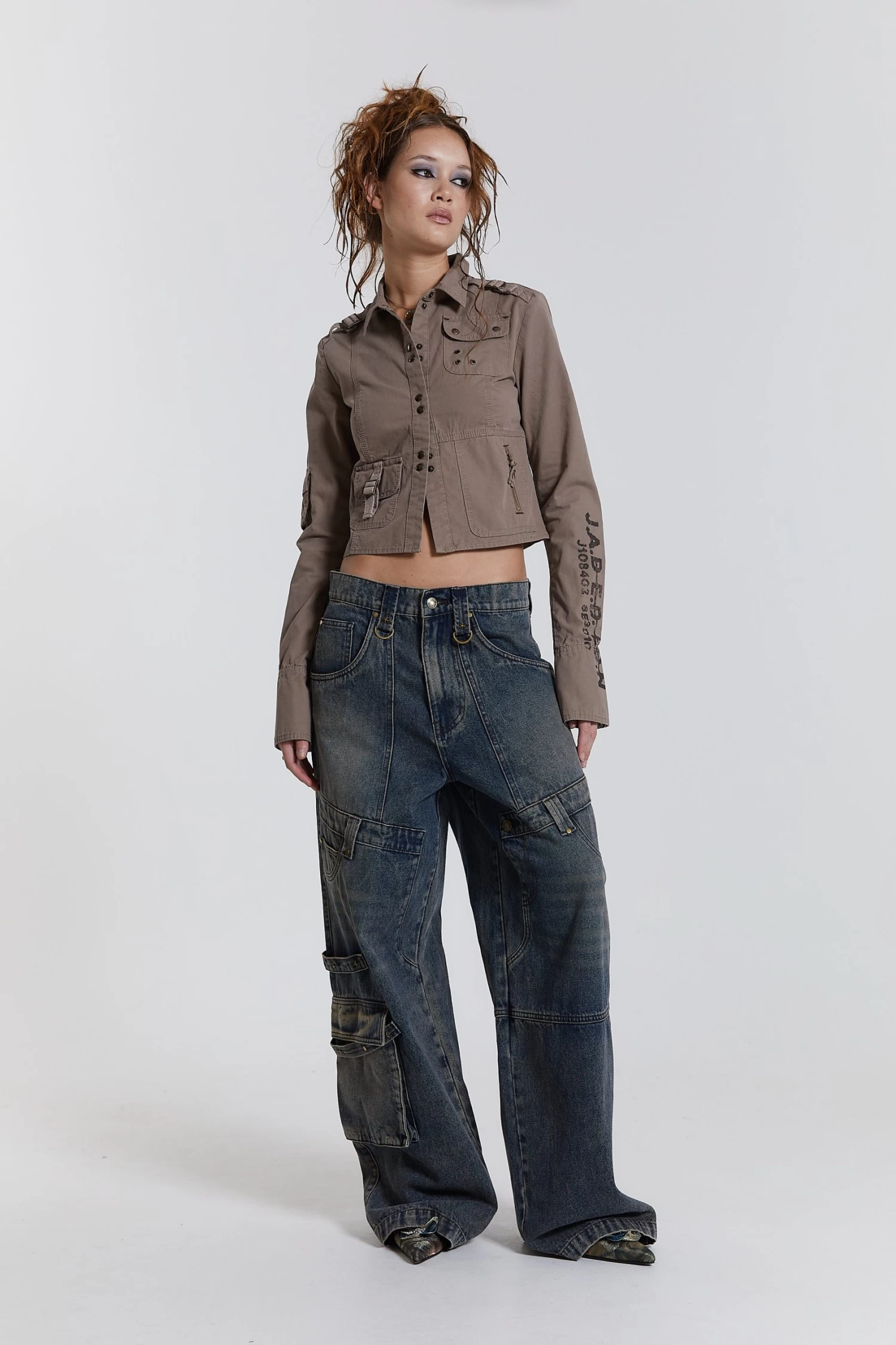 Jaded London Zenith Double Layer Seam Colossus Baggy Jeans - Image 4