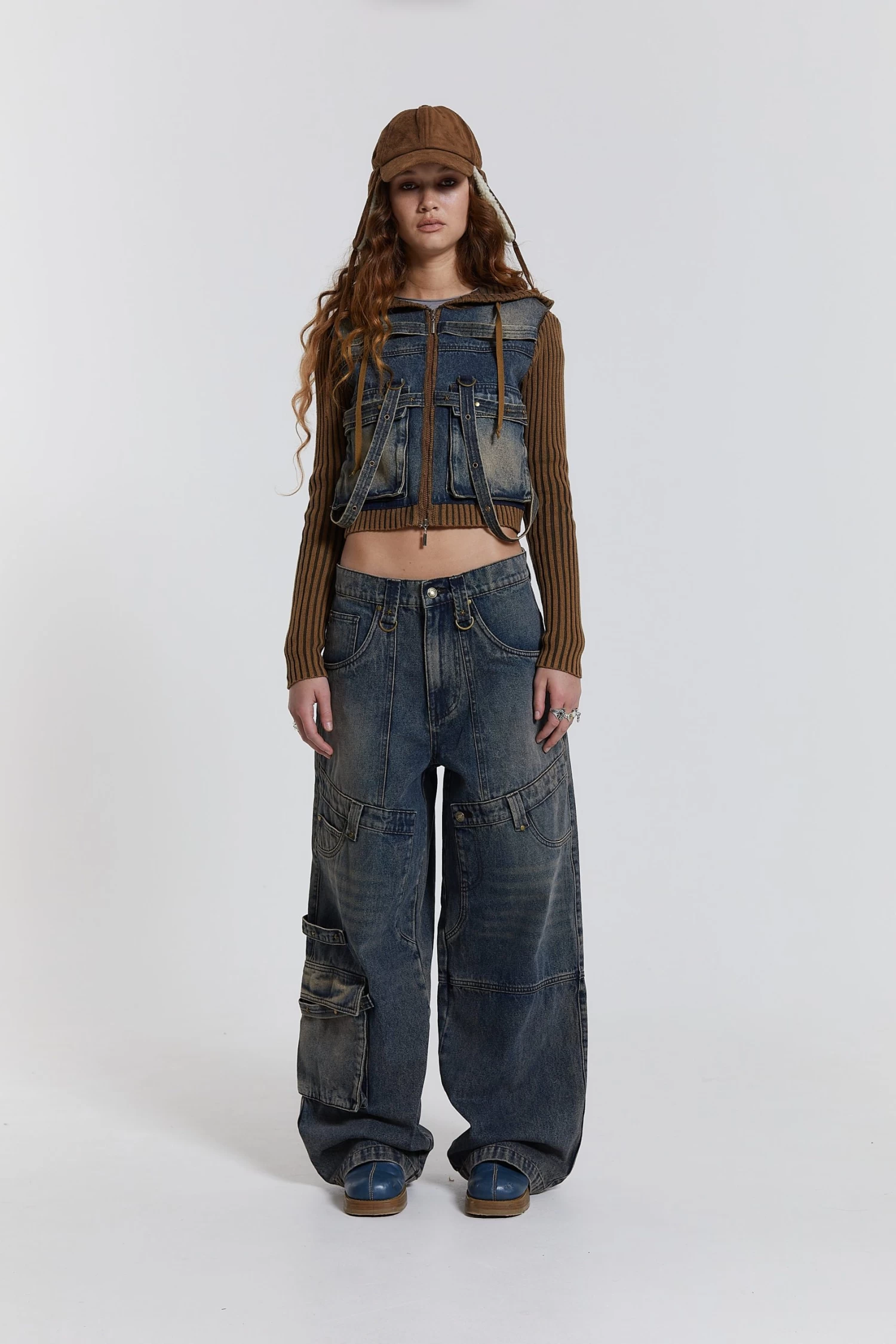 Jaded London Zenith Double Layer Seam Colossus Baggy Jeans - Image 2