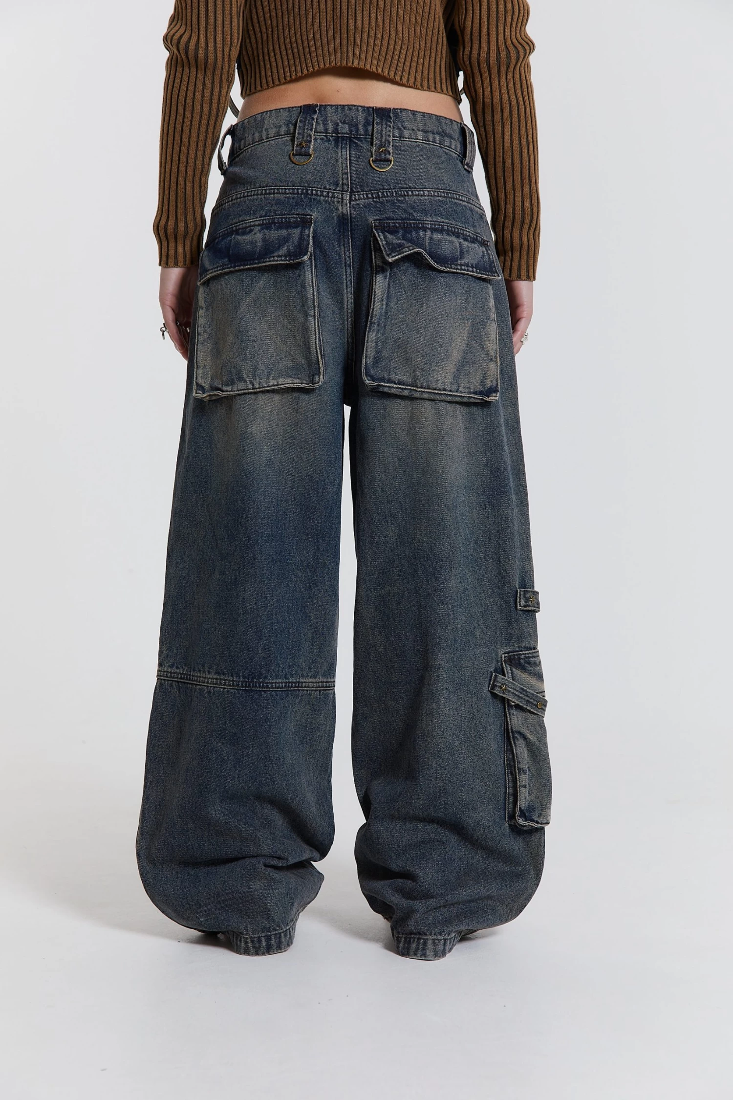 Jaded London Zenith Double Layer Seam Colossus Baggy Jeans - Image 3