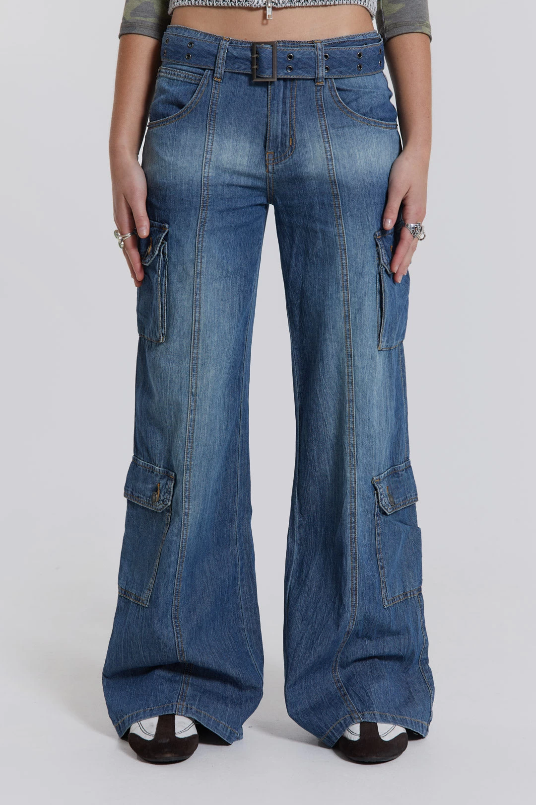Jaded London Tundra Cargo Jeans - Image 5