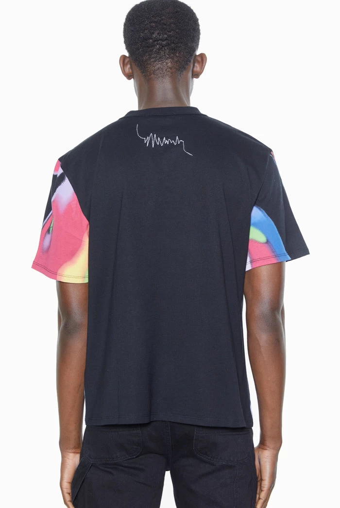 Black Smoked Figure T-shirt - Image 2