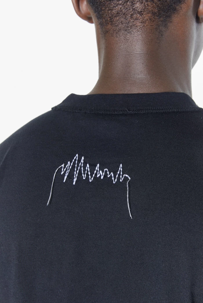 Black Smoked Figure T-shirt - Image 4