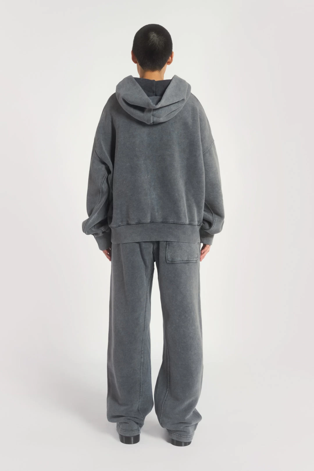 NTRLS Chrome Grey Oversized Hoodie - Image 5
