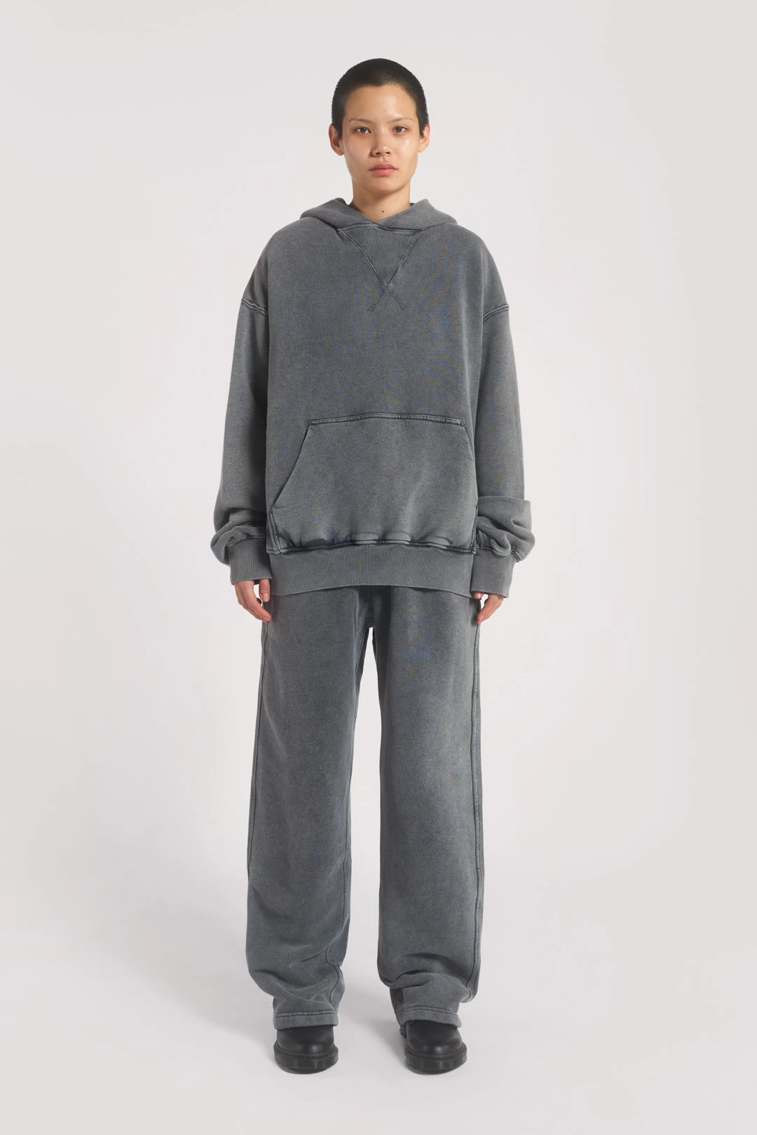 NTRLS Chrome Grey Oversized Hoodie - Image 4