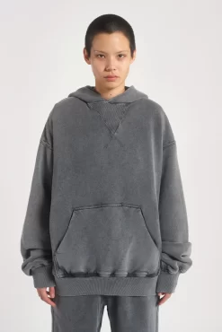 NTRLS Chrome Grey Oversized Hoodie