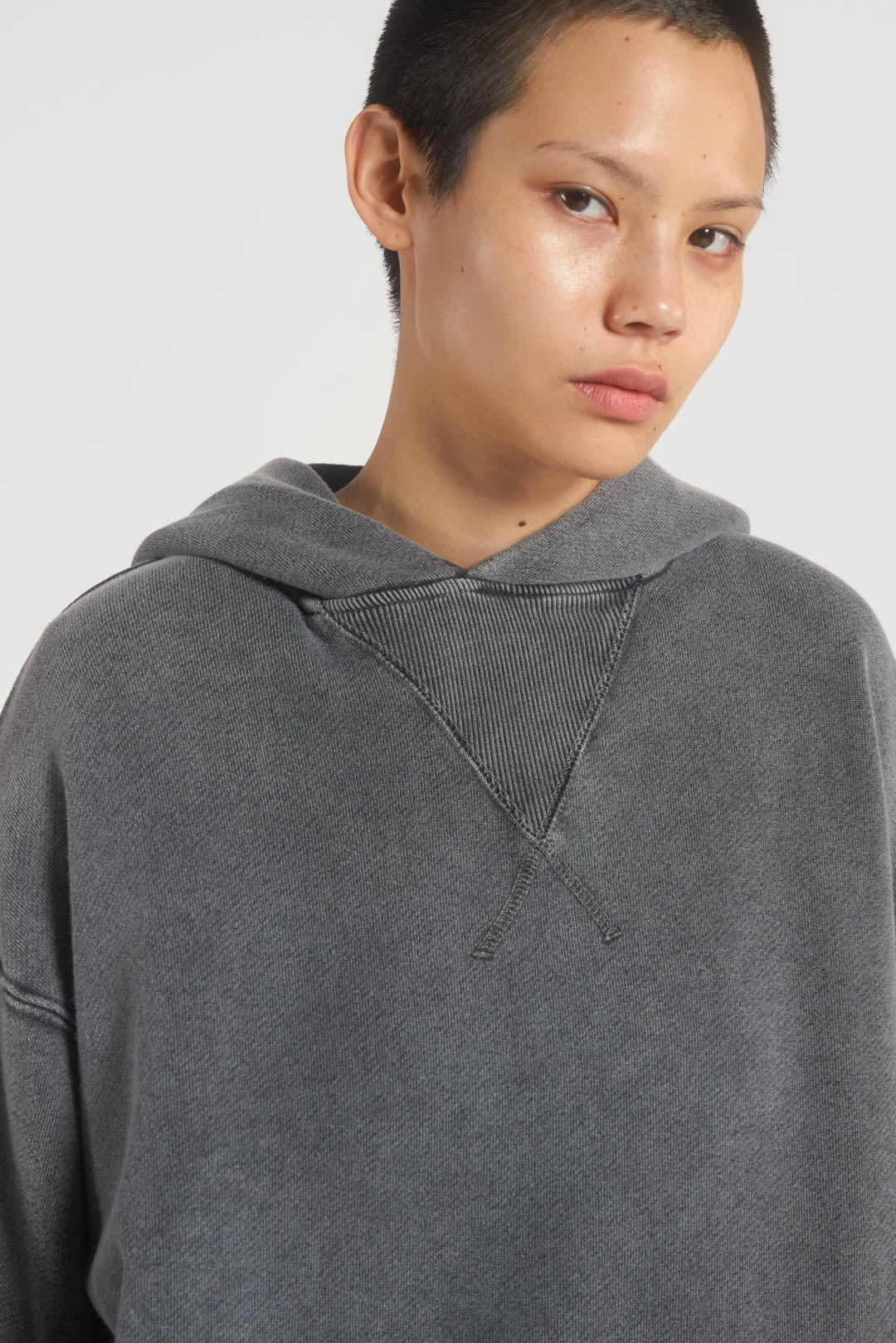 NTRLS Chrome Grey Oversized Hoodie - Image 6