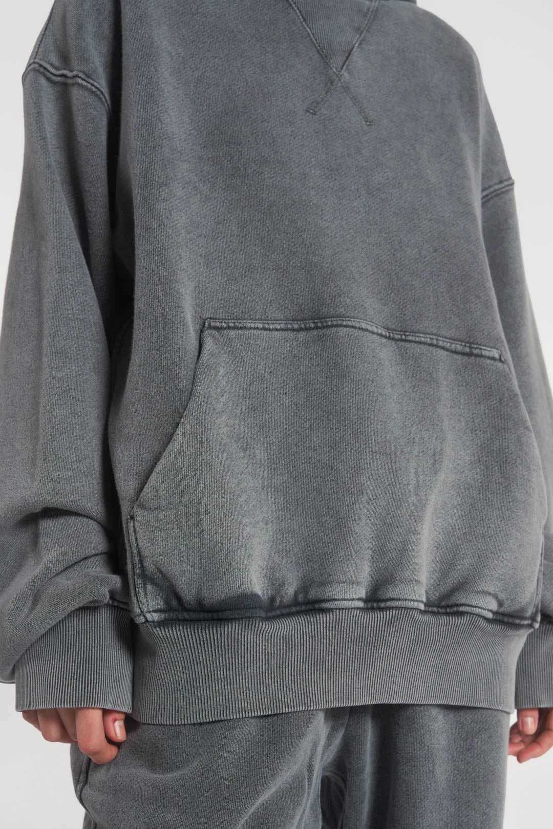 NTRLS Chrome Grey Oversized Hoodie - Image 7