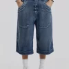 Axle Acid Wash Denim Jorts