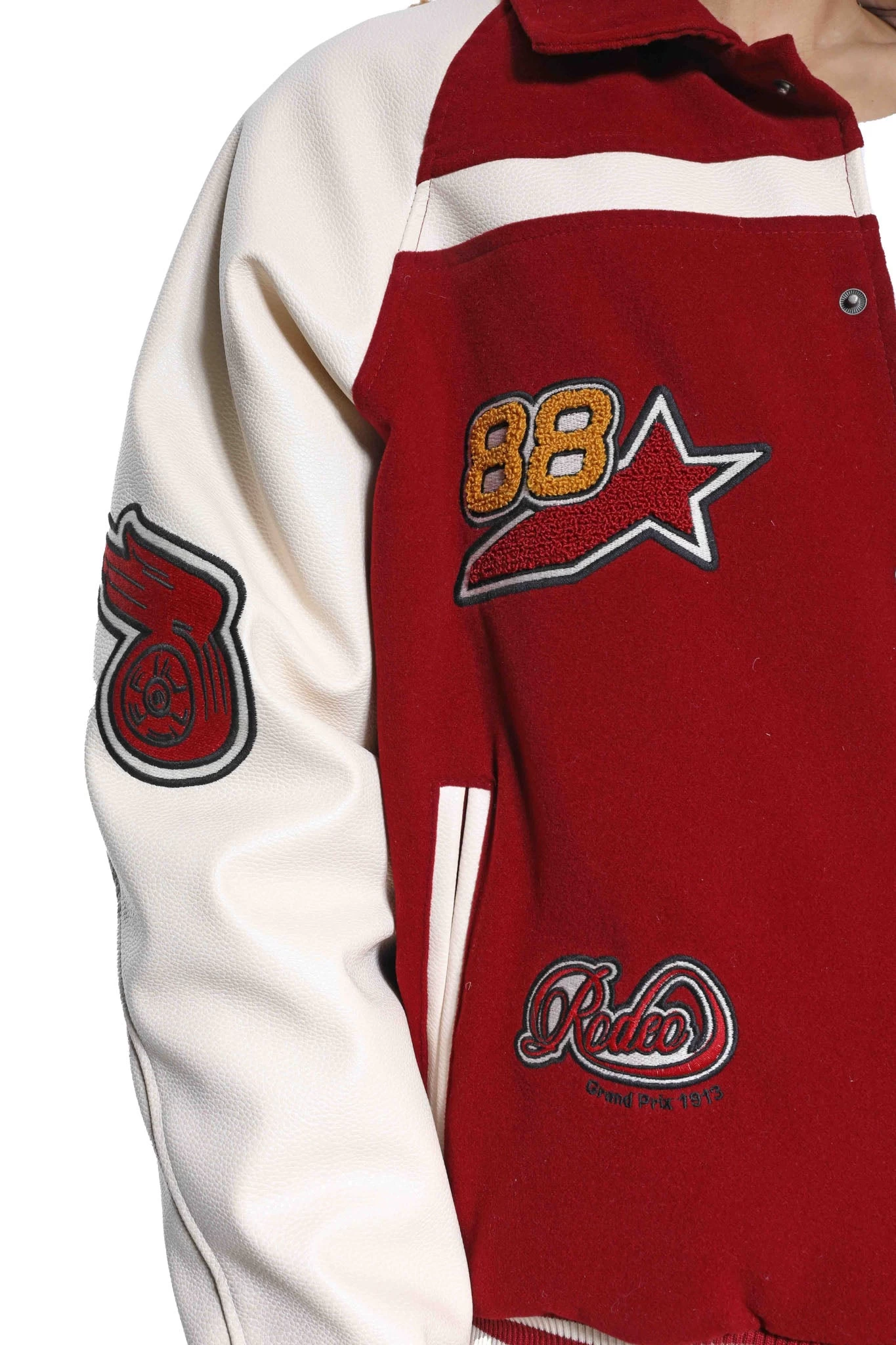 Red Rodeo Varsity Jacket - Image 7