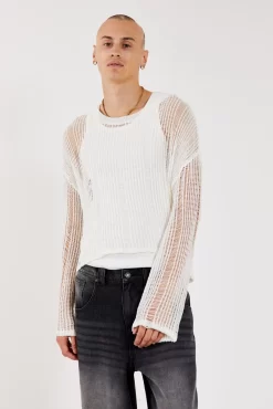 White Labyrinth Jumper
