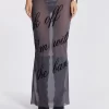 Spoiled Rotten Mesh Maxi Skirt
