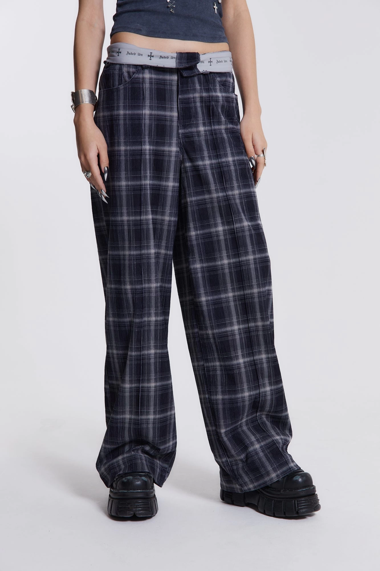 Jaded London Aphex Checked Trousers - Image 9