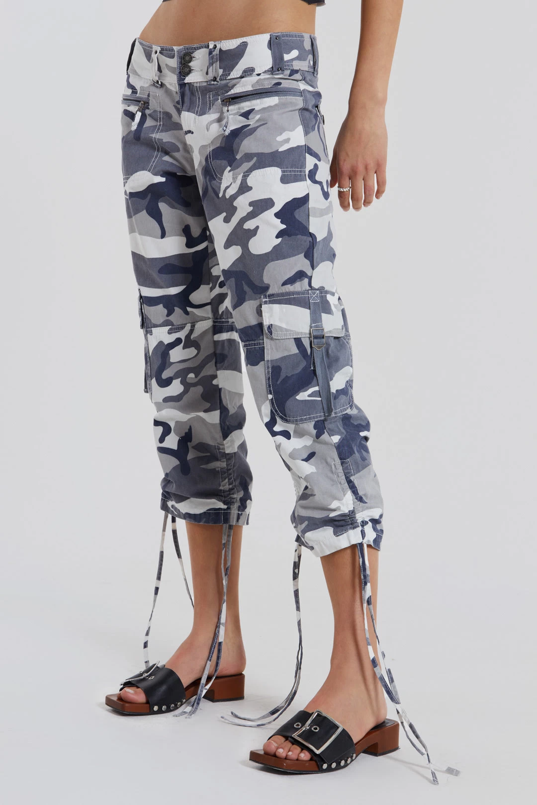 Jaded London Camo Capri Cargos - Image 2
