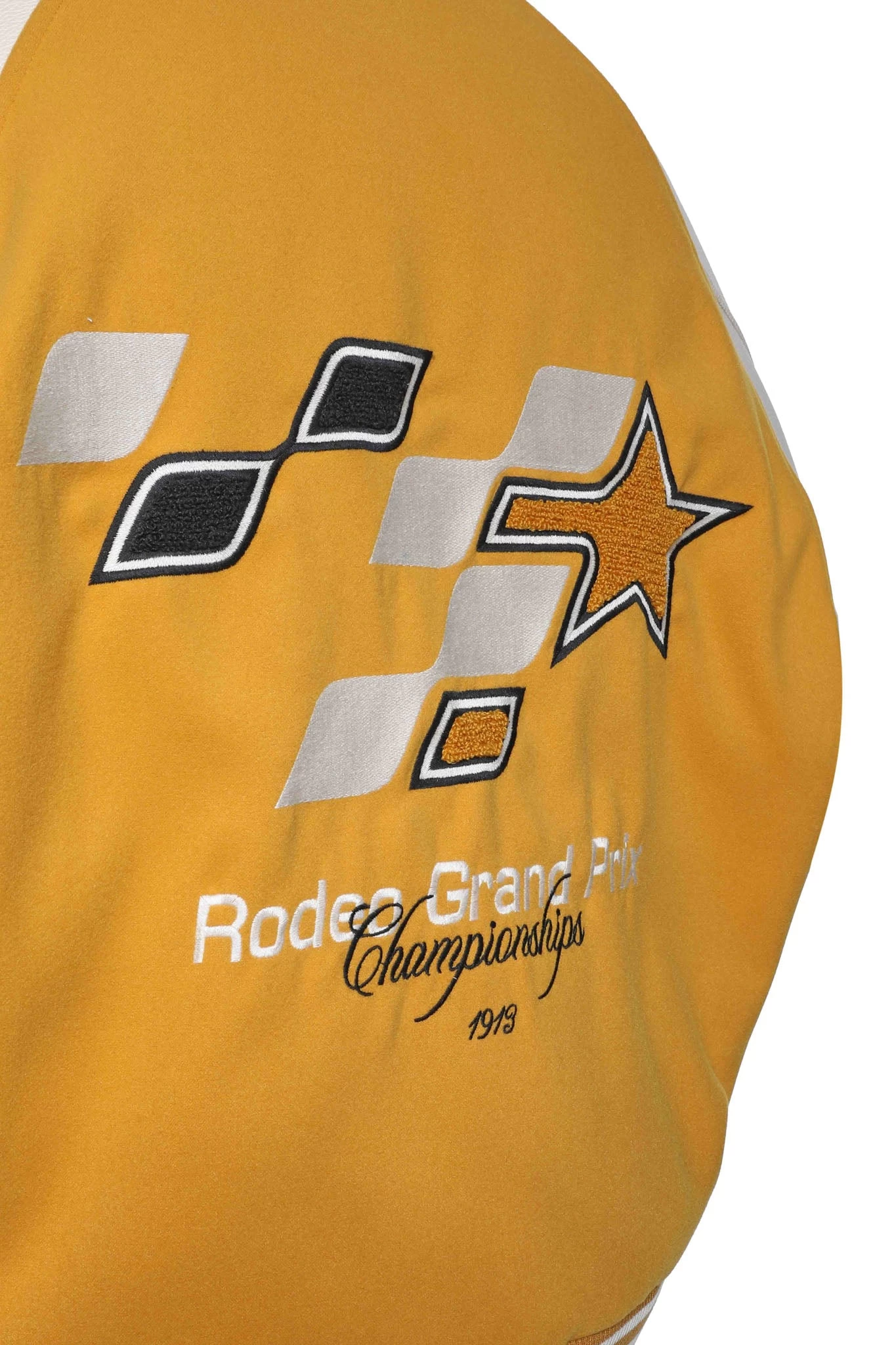 Yellow Rodeo Varsity Jacket - Image 4