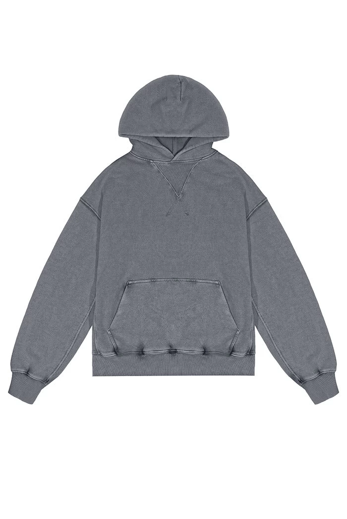 NTRLS Chrome Grey Oversized Hoodie - Image 2