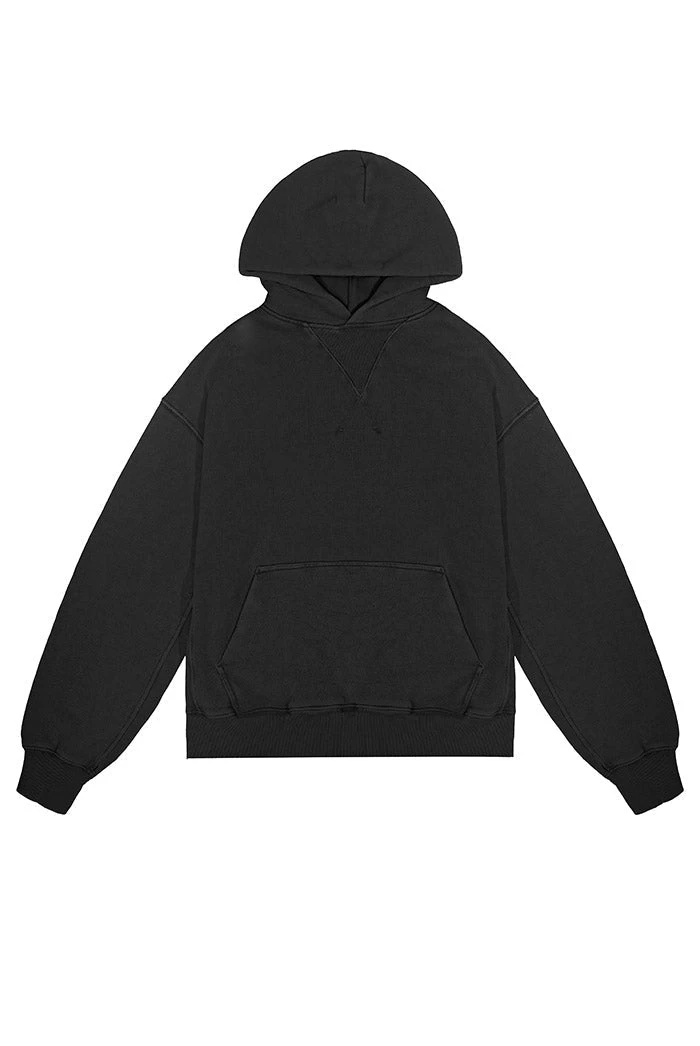 Jaded London NTRLS Dust Black Oversized Hoodie - Image 2
