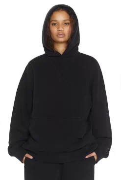 Jaded London NTRLS Dust Black Oversized Hoodie