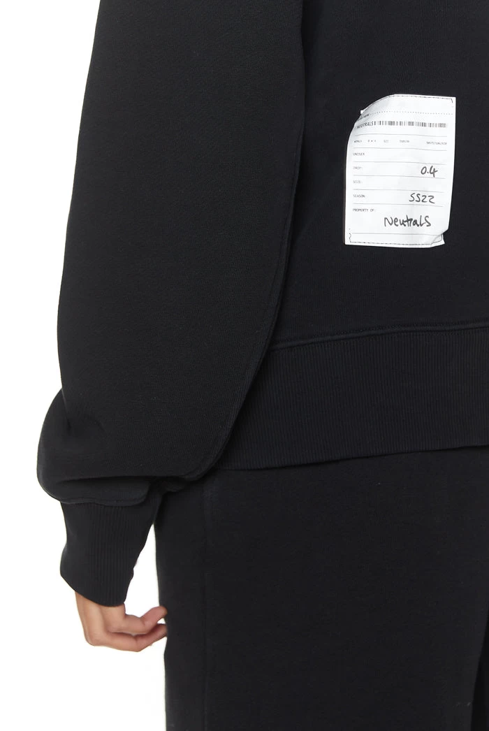 Jaded London NTRLS Dust Black Oversized Hoodie - Image 5