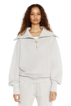 Jaded London NTRLS Stone Quarter Zip Sweatshirt