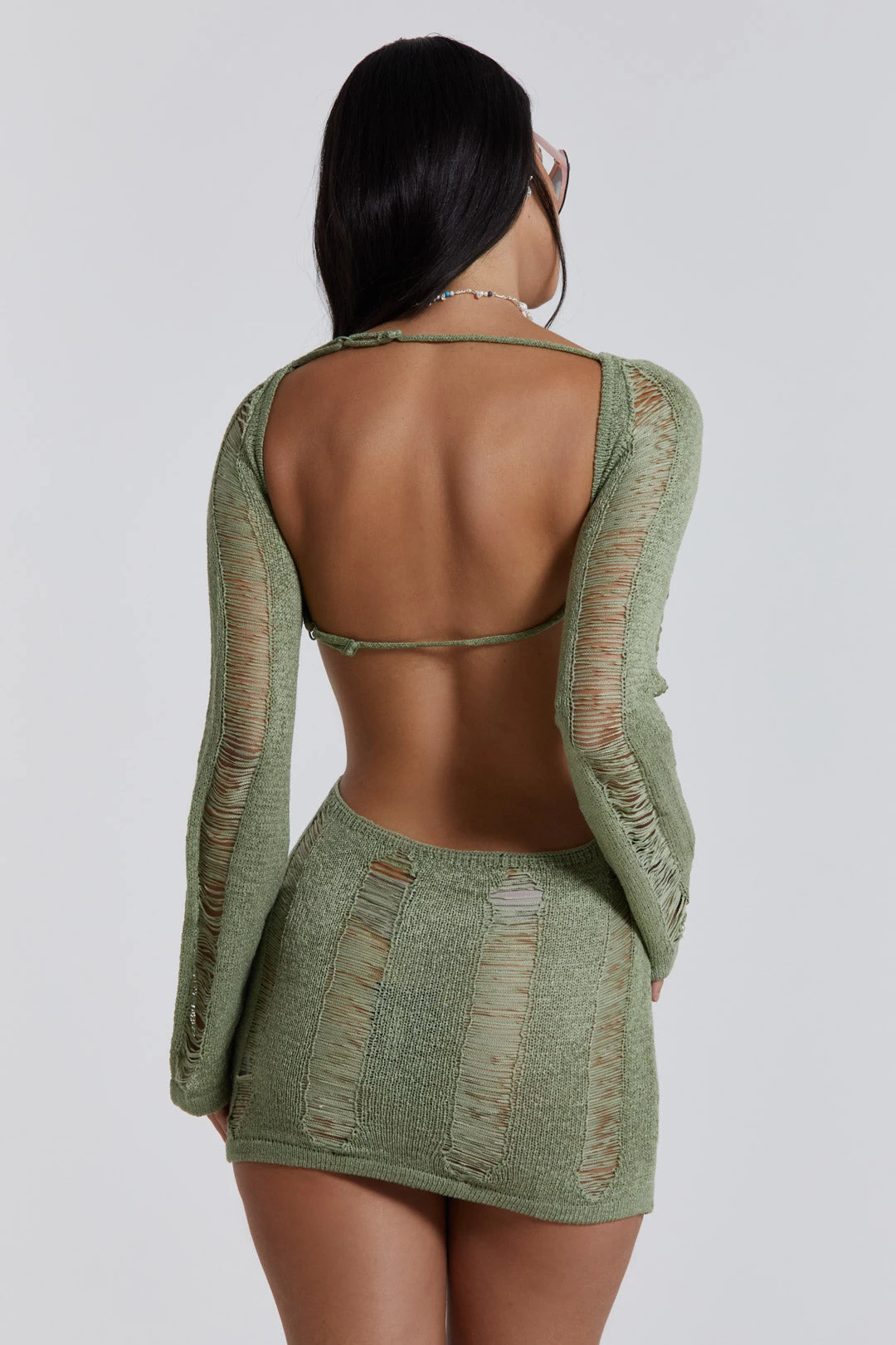 Jaded London Khaki Umbra Dress - Image 5