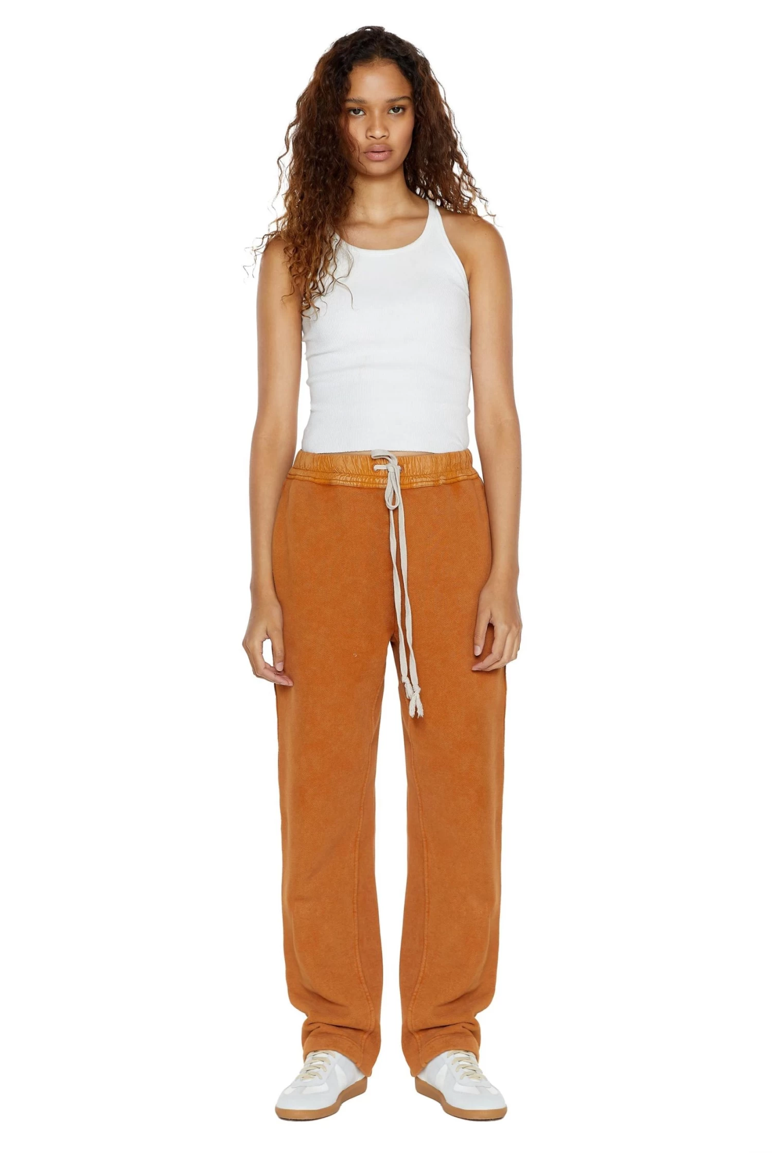 Jaded London NTRLS Rust Orange Relaxed Joggers - Image 3